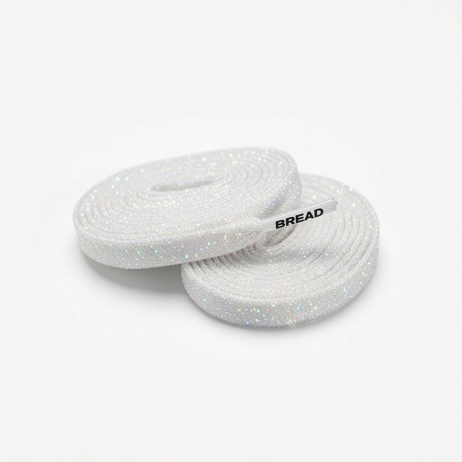 Sparkly Flat Bread Laces
