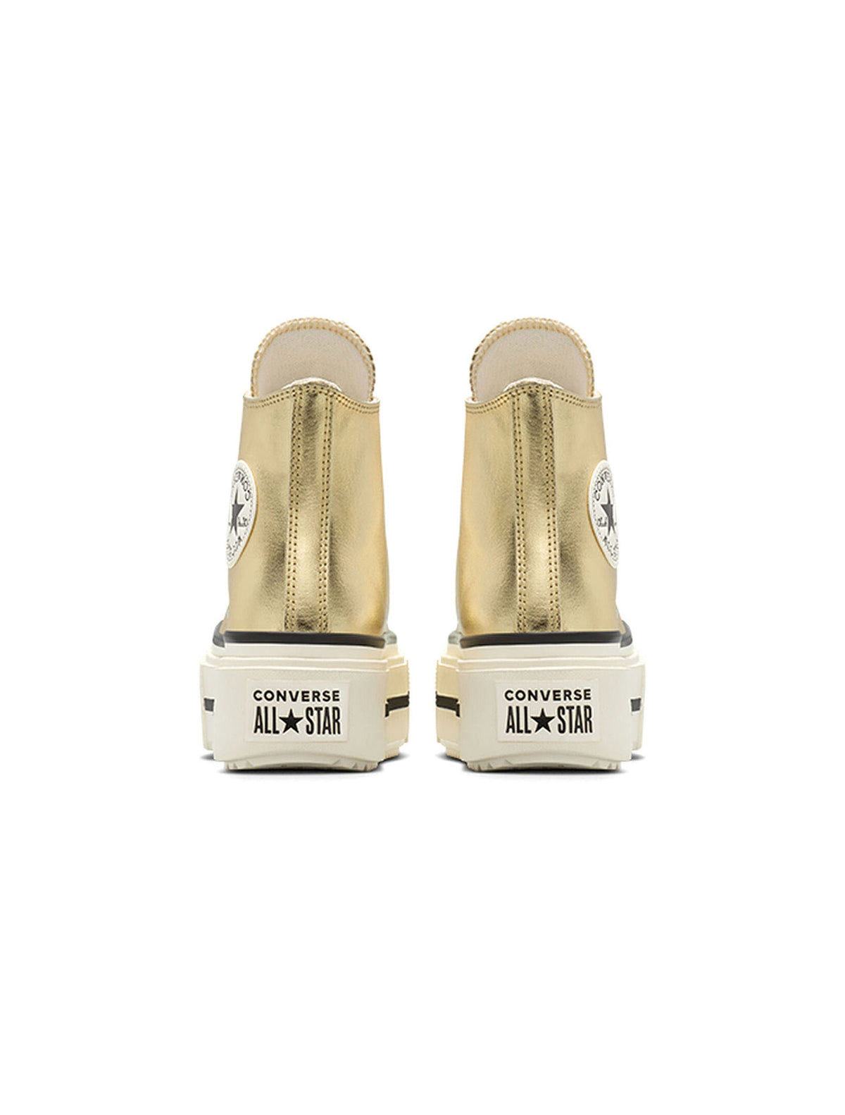 Converse Big Kids All Star Lift Double Stack Platform - Metallic Gold