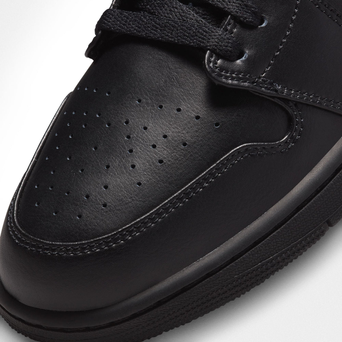 Air Jordan Mens 1 Low - Triple Black