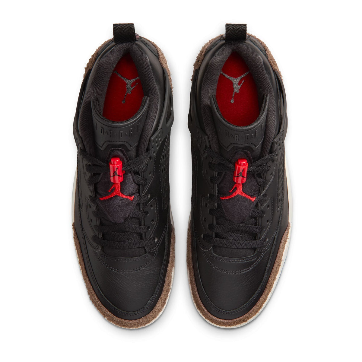 Air Jordan Mens Spizike Low - Black/University Red