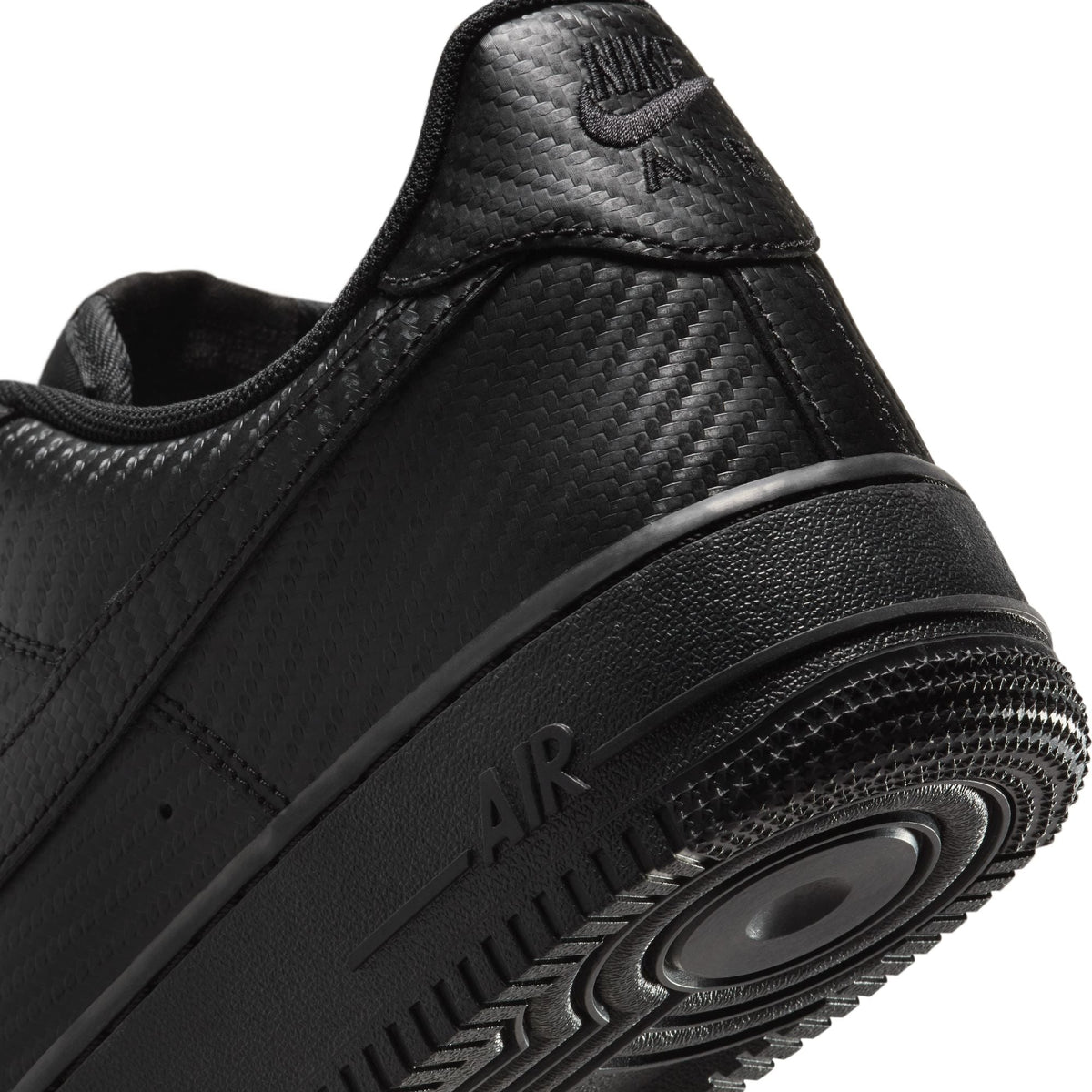 Nike Mens Air Force 1 '07 - Black Carbon Fiber