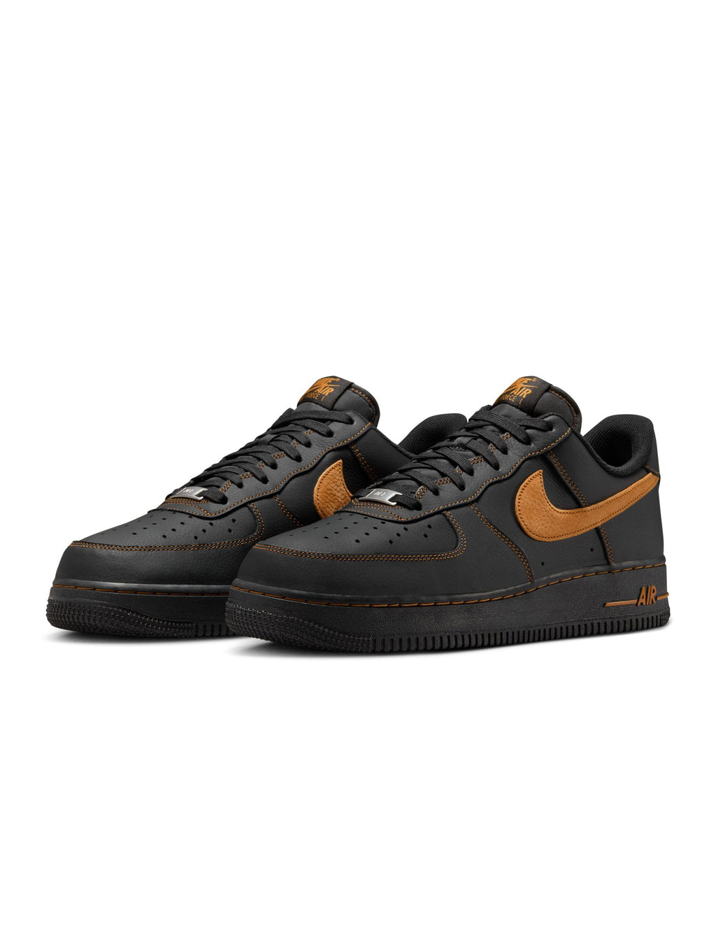 Nike Mens Air Force 1 '07 Lv8 - Black/Desert Ochre