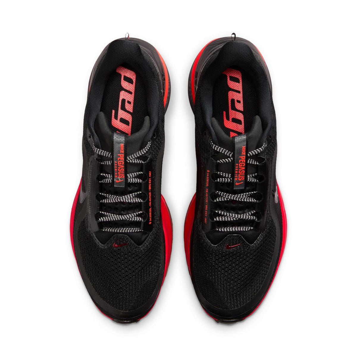 Nike Mens Pegasus Premium - Black/University Red