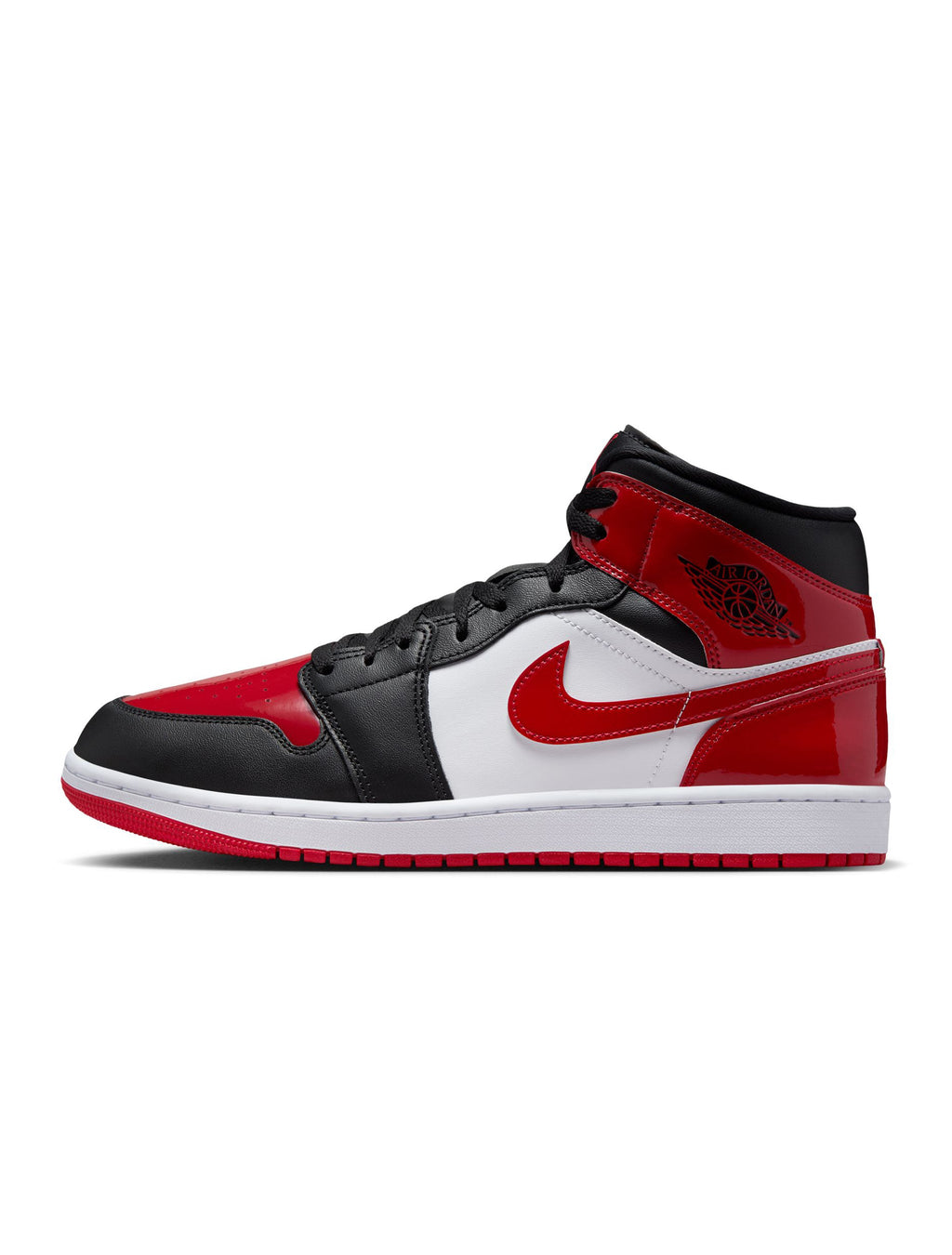 Air Jordan Mens 1 Mid SE - Black/Varsity Red