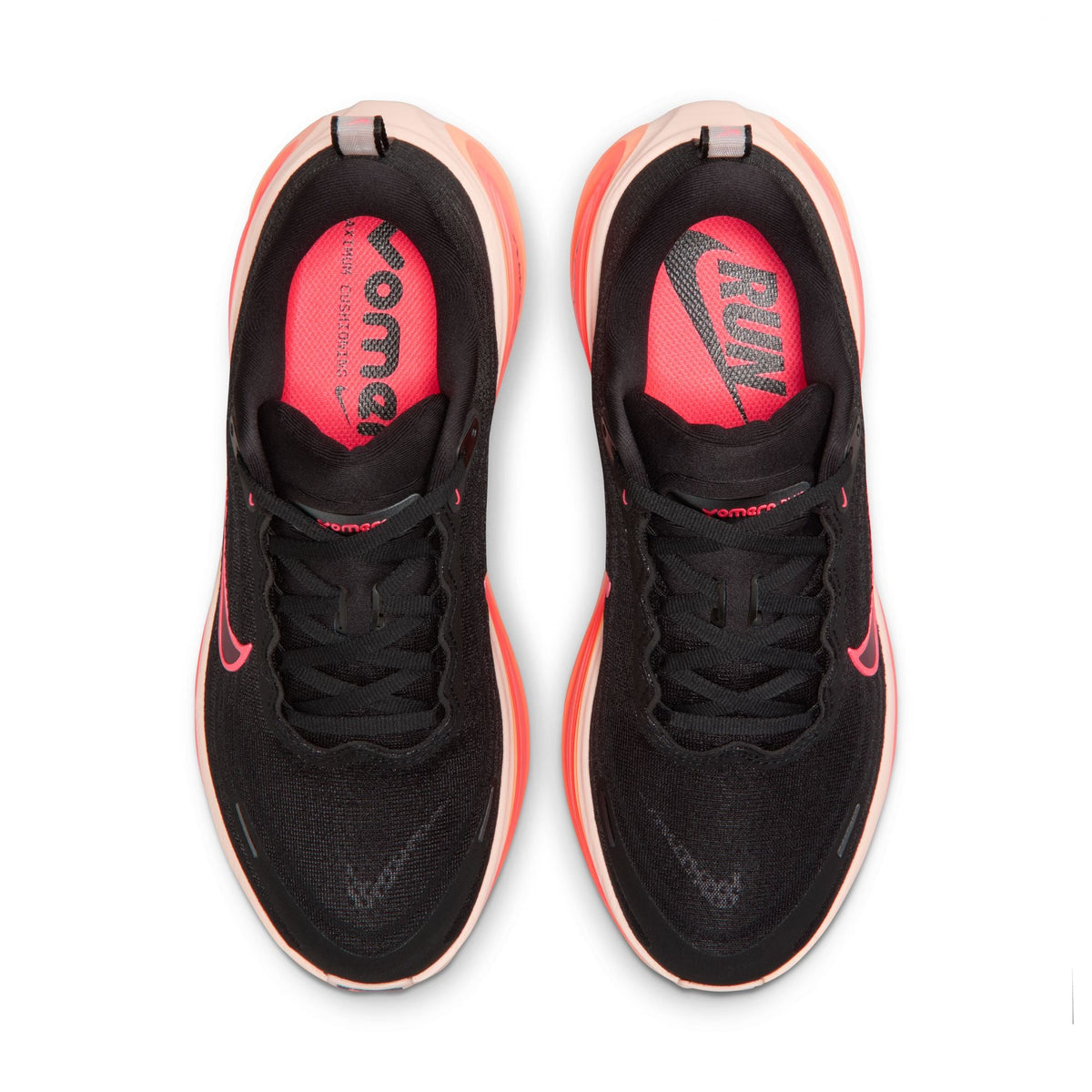 Nike Womens Vomero Plus - Black/Hot Lava