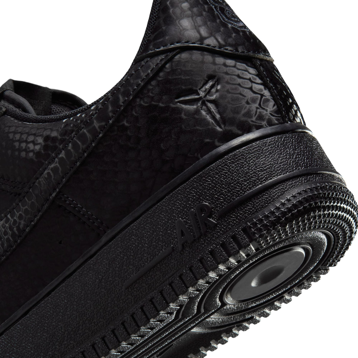 Nike Mens Kobe Bryant Air Force 1 Low - Triple Black