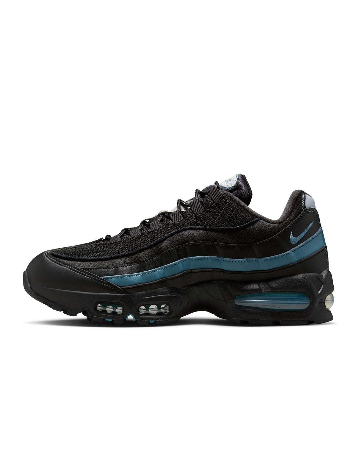 Nike Mens Air Max 95 "Big Bubble" - Black/Smokey Blue