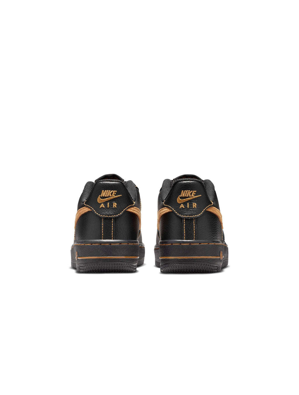 Nike Big Kids Air Force 1 Lv8 - Black/Desert Ochre