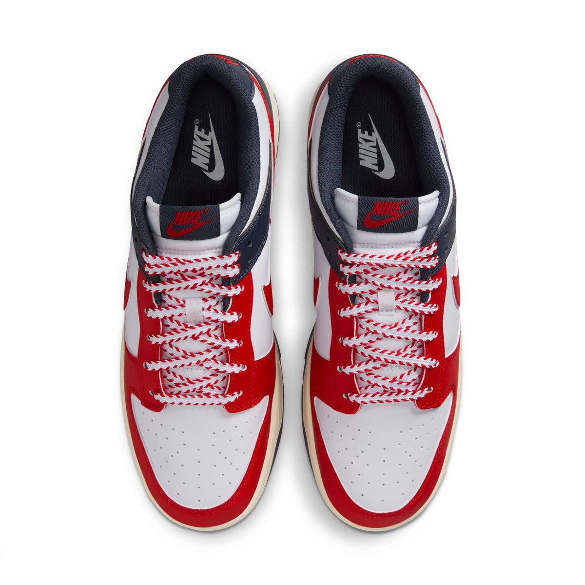 Nike Mens Dunk Low Retro - White/University Red