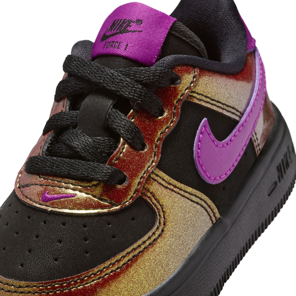 Nike (TD) Force 1 Low Lv8 4 - Black/Bold Berry