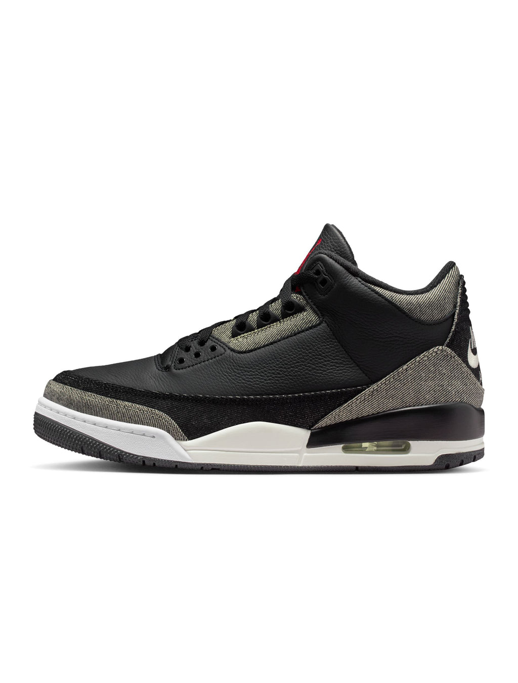 Air Jordan Mens 3 x Levi's® - Black and White