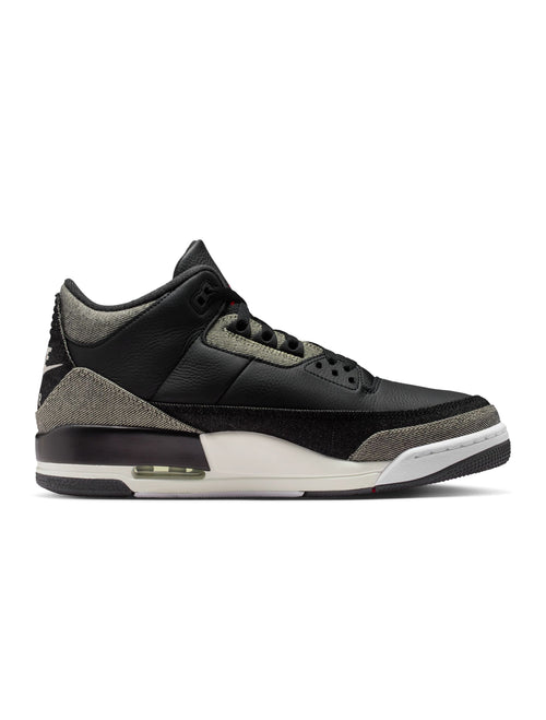 Air Jordan Mens 3 x Levi's® - Black and White