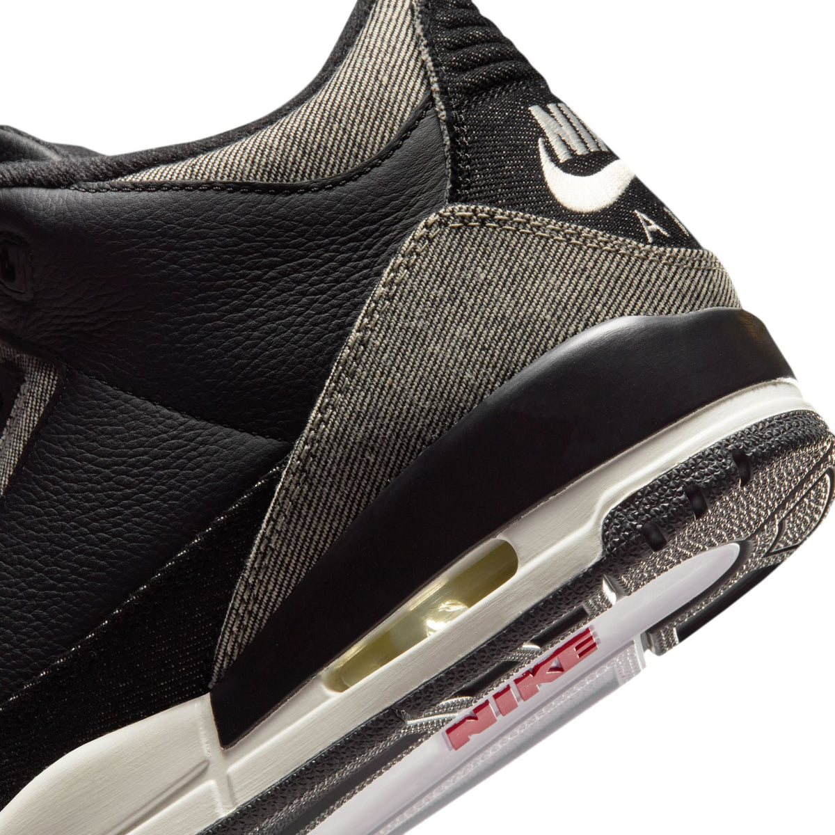 Air Jordan Mens 3 x Levi's® - Black and White