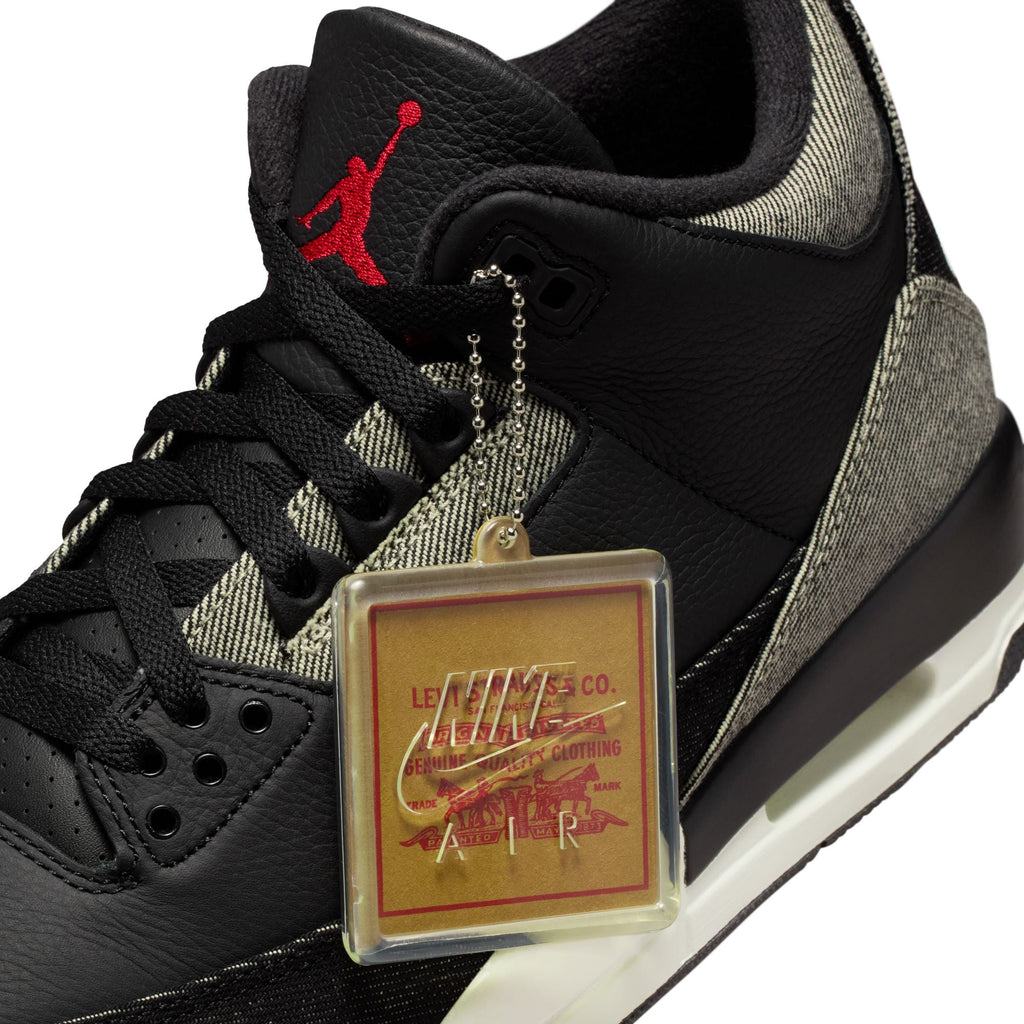 Air Jordan Mens 3 x Levi's® - Black and White