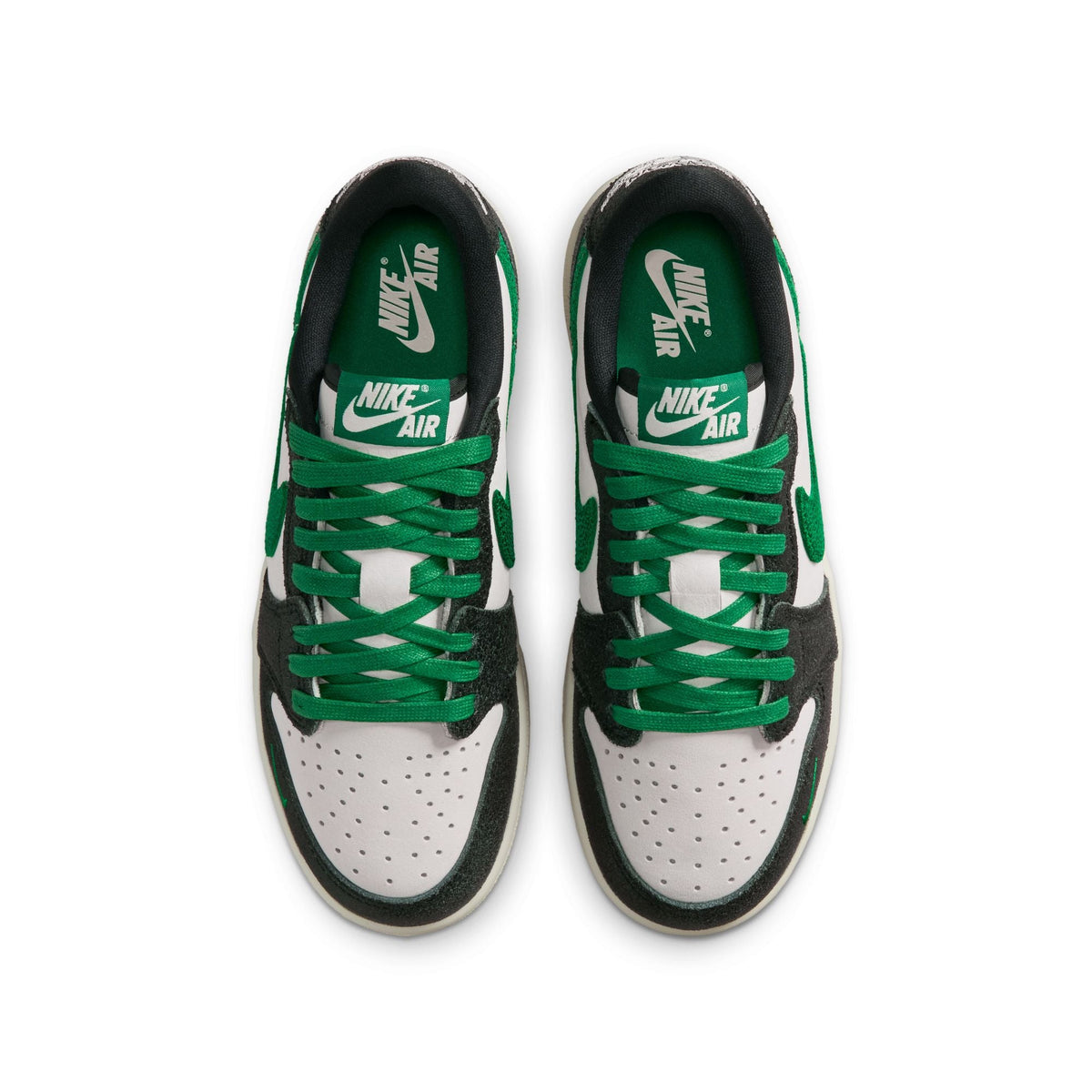 Air Jordan Big Kids 1 Retro Low OG - Pine Green