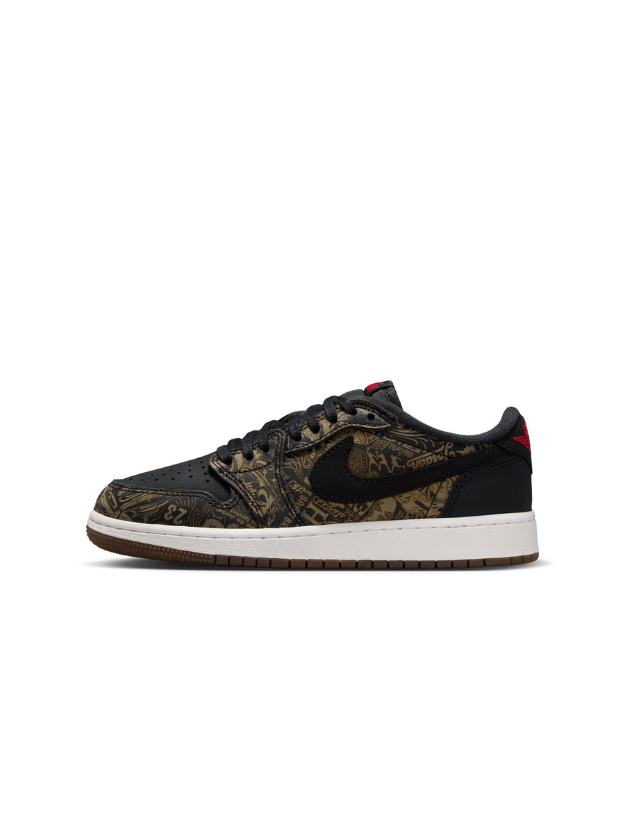 Air Jordan Big Kids 1 Retro Low OG - Laser