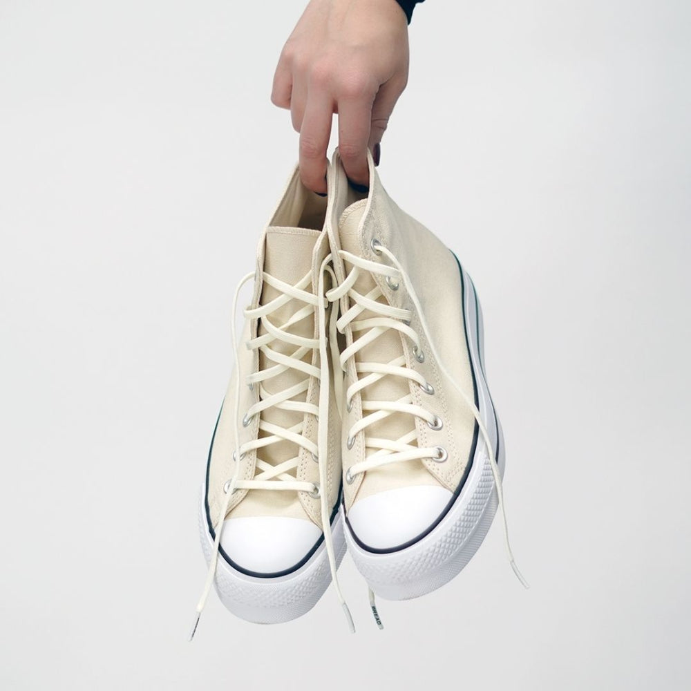 Luxe Creme Elastic Bread Laces