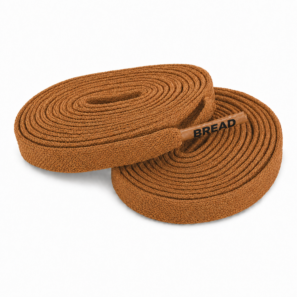 Dark Desert Tan Elastic Bread Laces