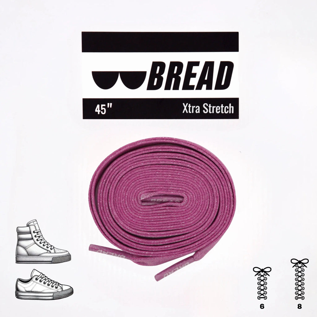 Pretty Pink Elastic Bread Laces