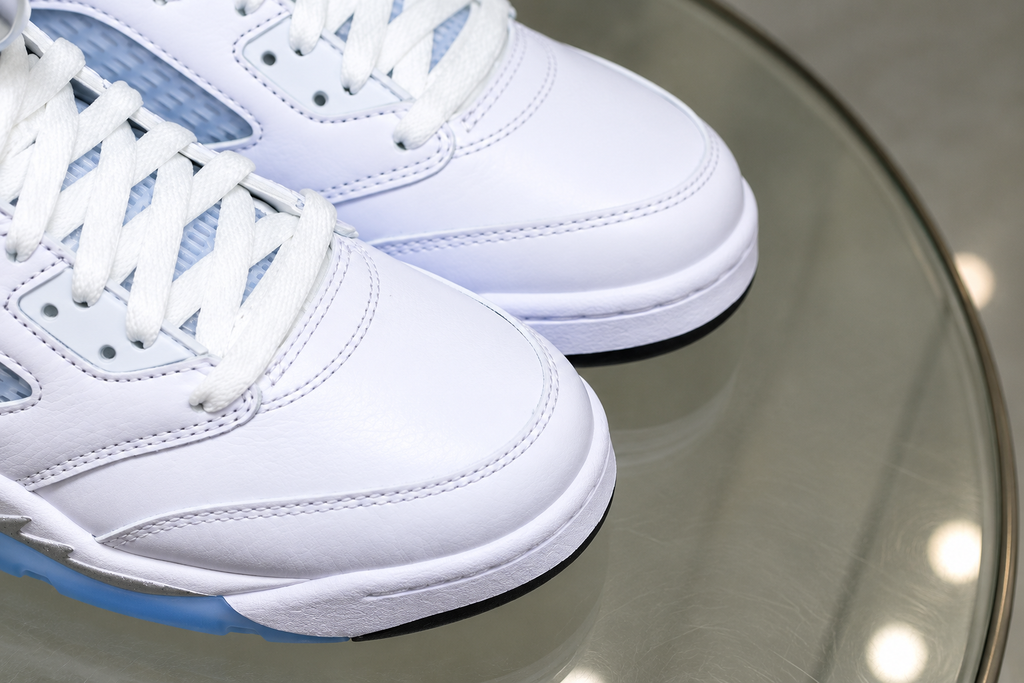 Air Jordan Mens 5 Retro “White Metallic”