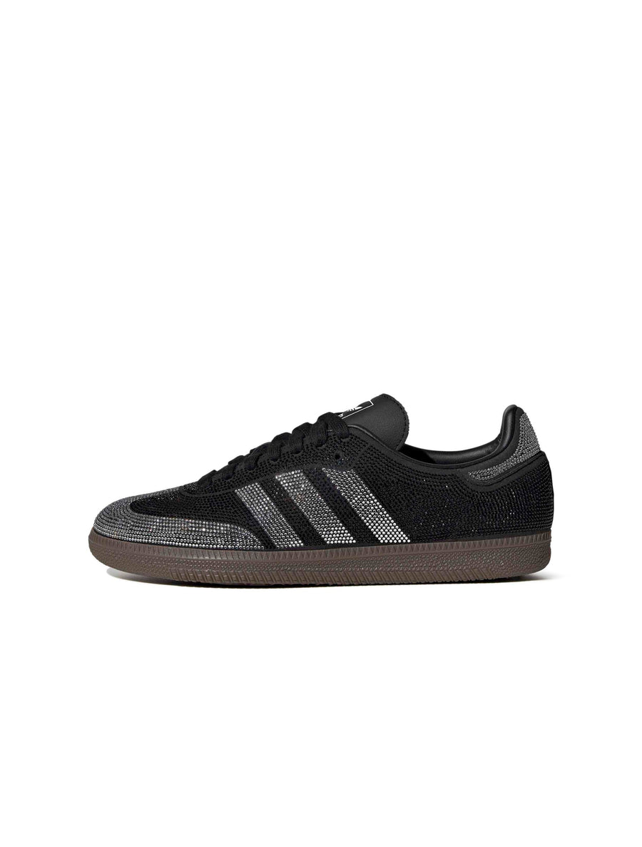 Adidas Womens Rhinestone Samba OG - Black/Silver