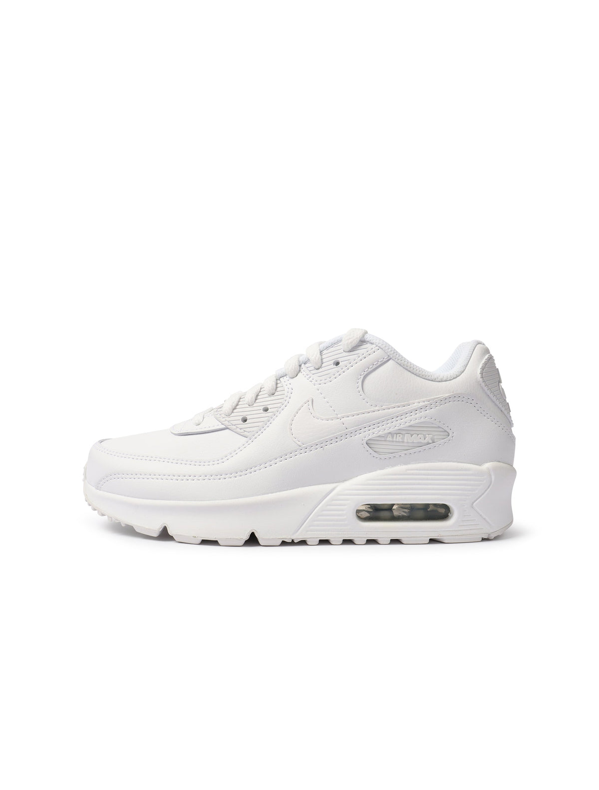 Nike Big Kids Air Max 90 LTR - White/White