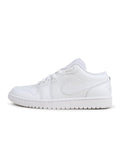 Air Jordan Mens 1 Low - White/White