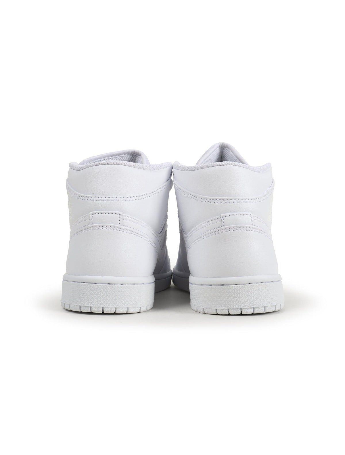 Air Jordan Mens 1 Mid - Triple White