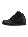 Air Jordan Mens 1 Mid - Triple Black