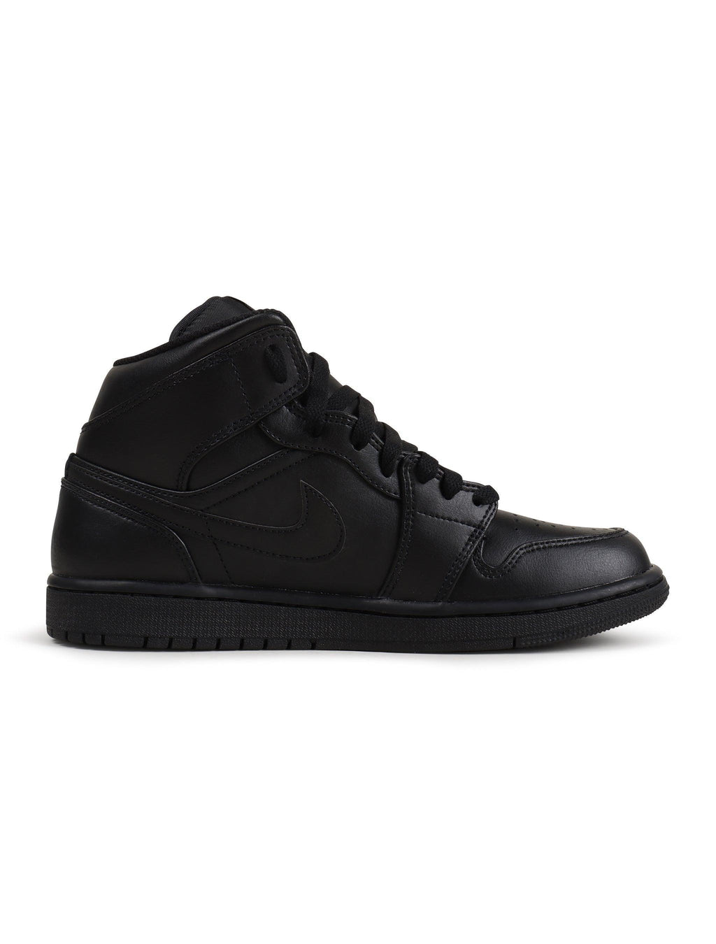 Air Jordan Mens 1 Mid - Triple Black