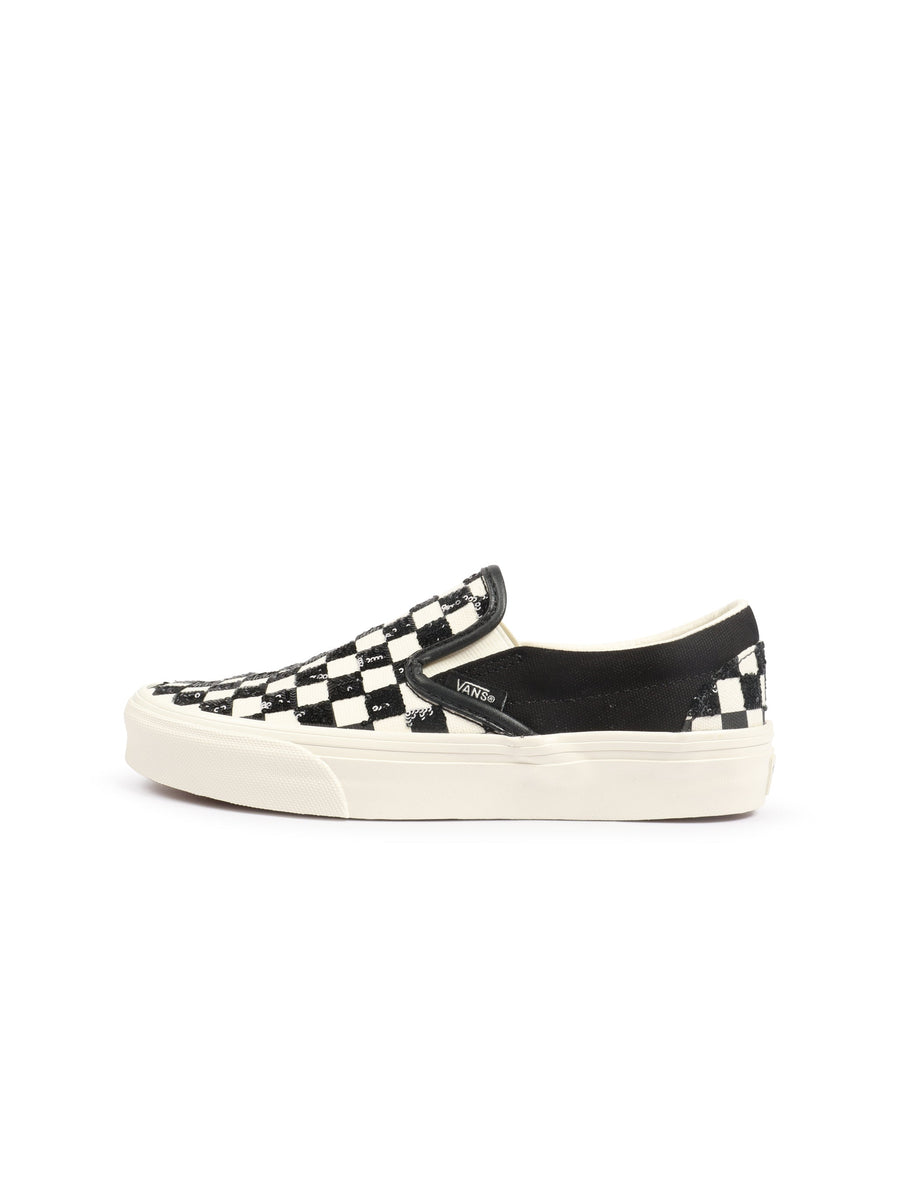 Vans Big Kids Classic Slip-On Beaded - Checkerboard