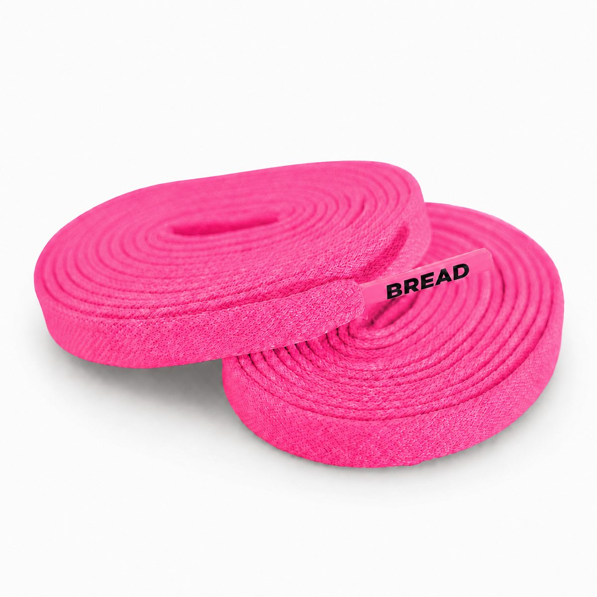 Neon Pink Elastic Bread Laces