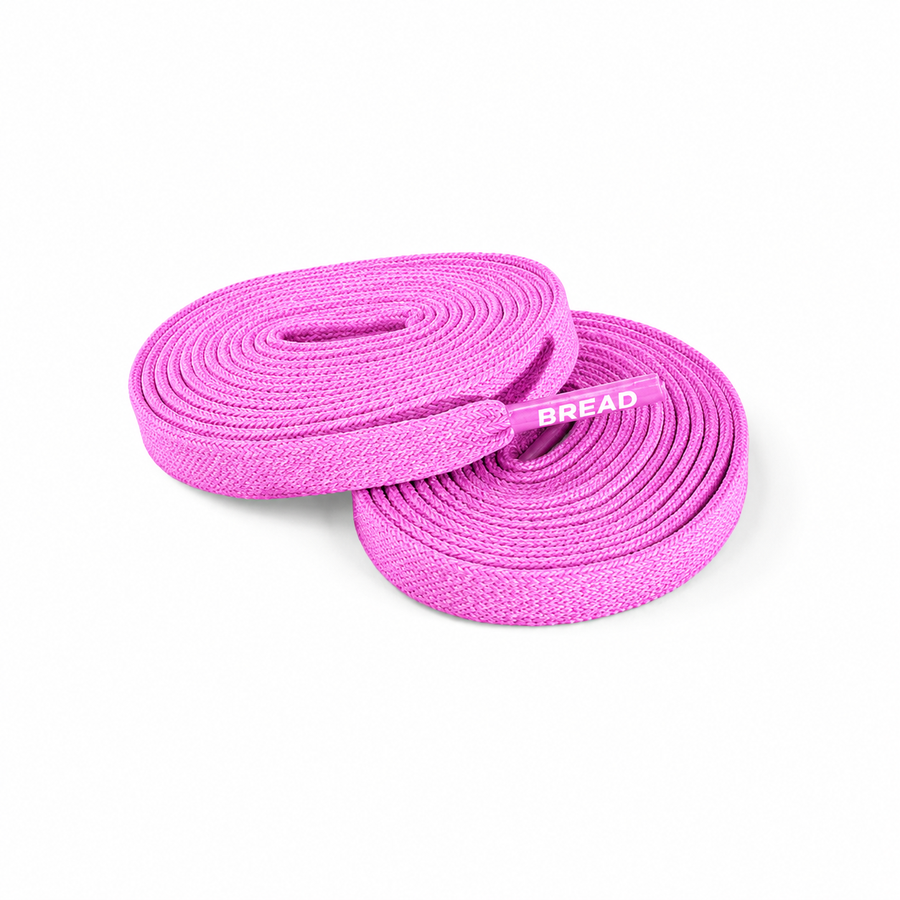 Pretty Pink Elastic Bread Laces