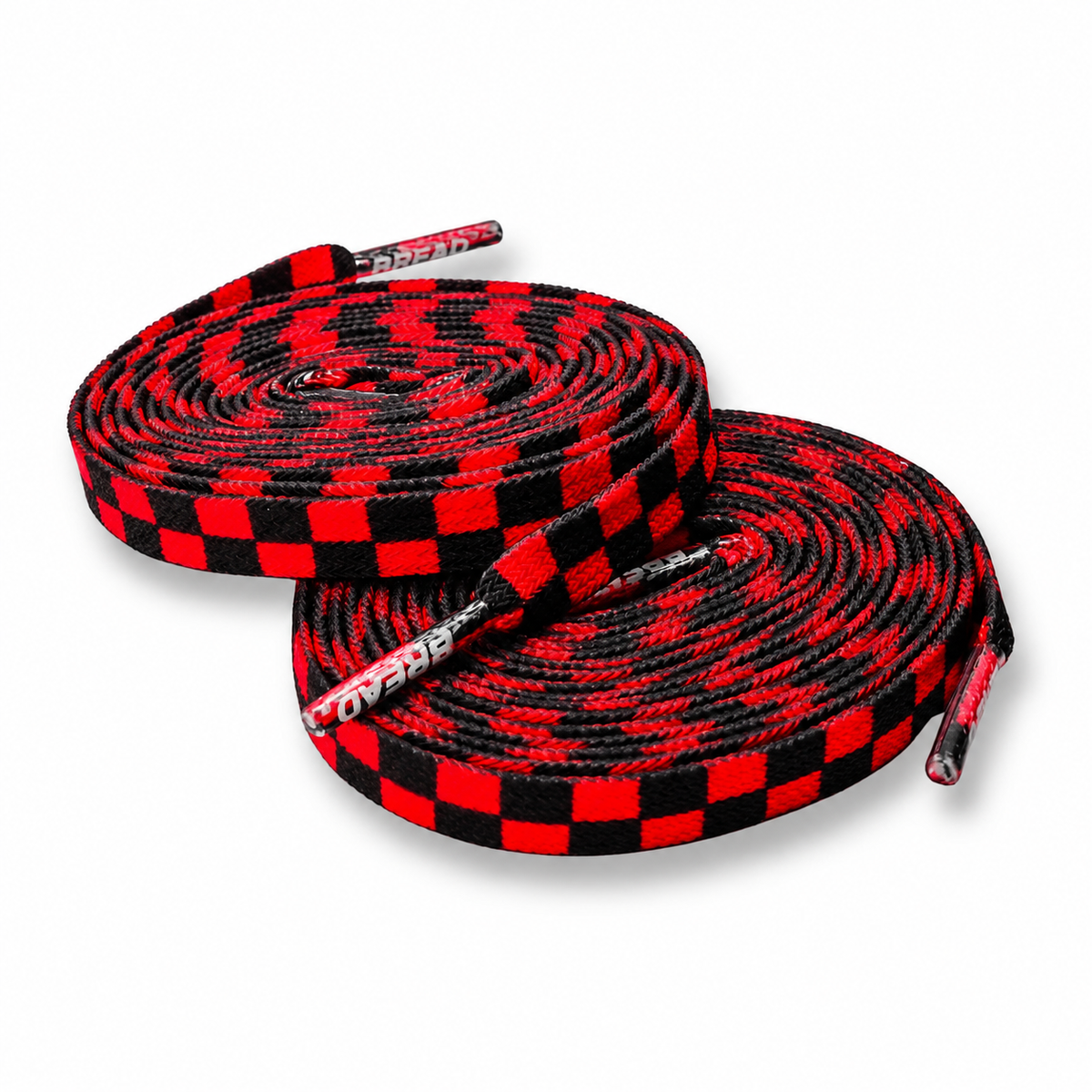 Red Checkered Elastic Bread Laces