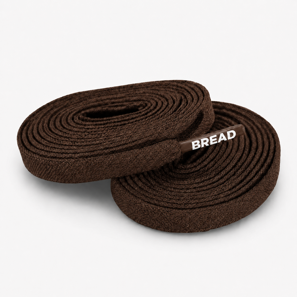 Rich Brown Elastic Bread Laces