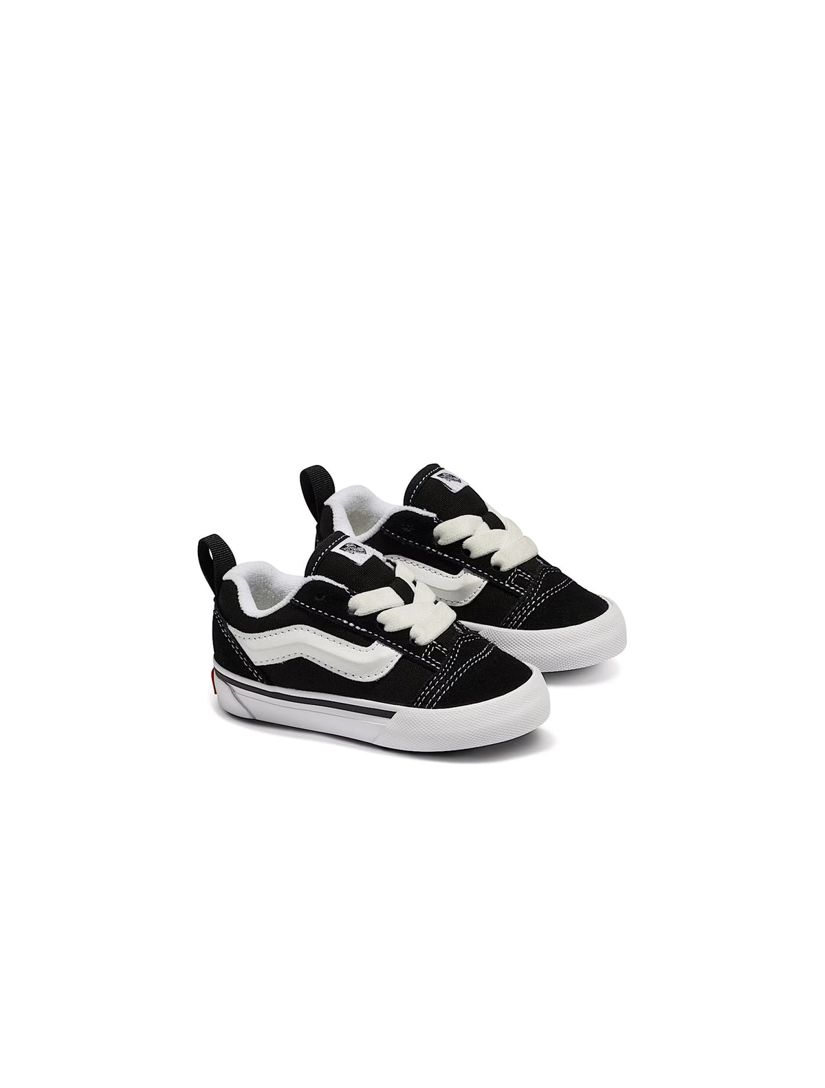 Vans (TD) Knu Skool Elastic Lace - Black/White