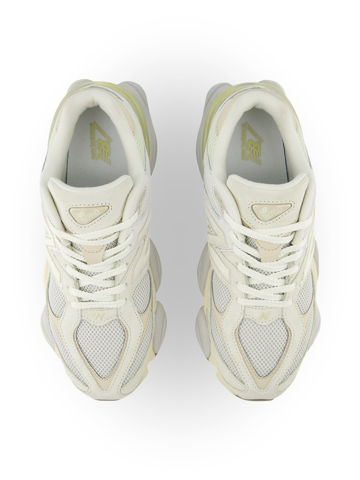 New Balance Mens 9060 Lifestyle Shoes - White/Yellow
