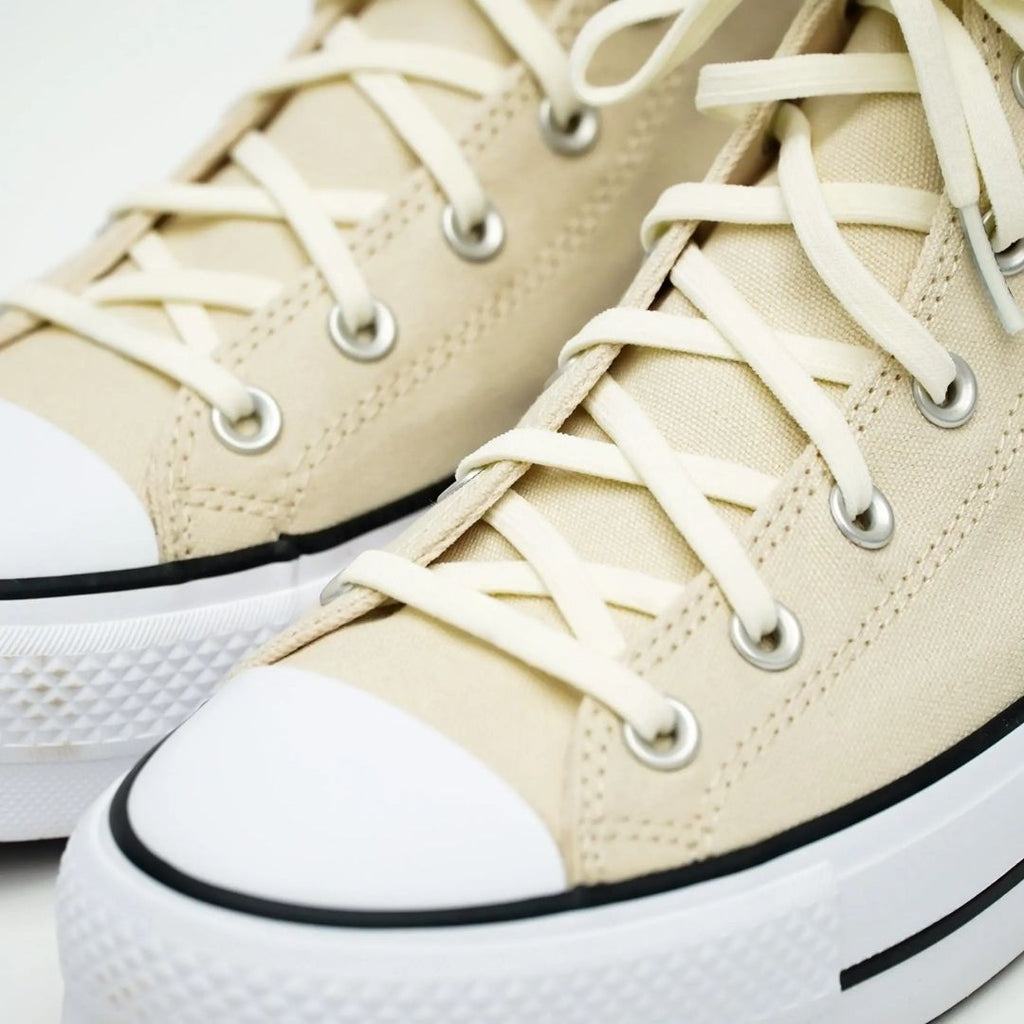 Luxe Creme Elastic Bread Laces