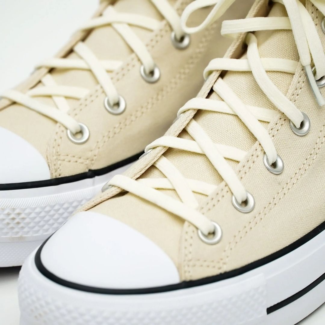 Luxe Creme Elastic Bread Laces