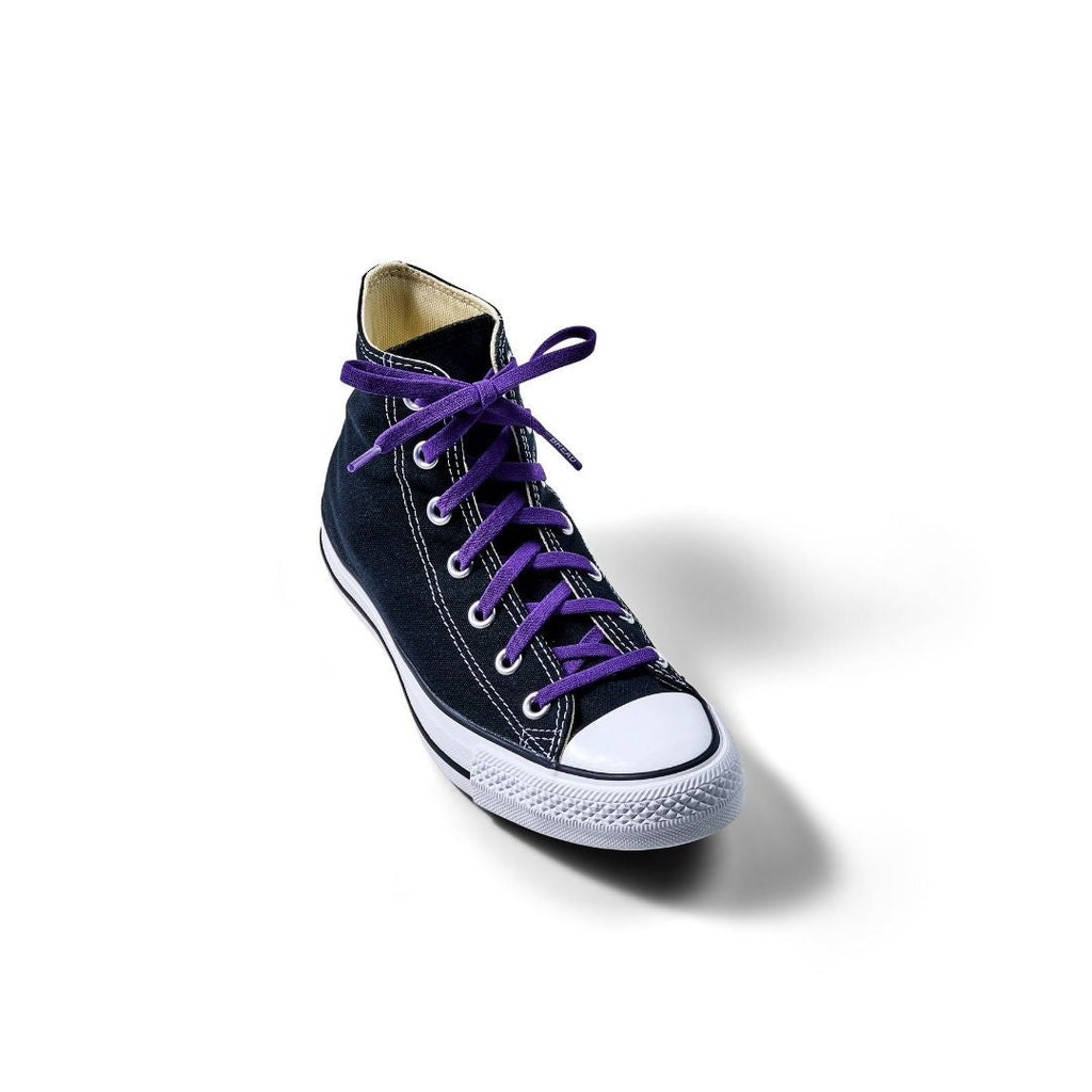 Cosmic Purple Elastic Bread Laces