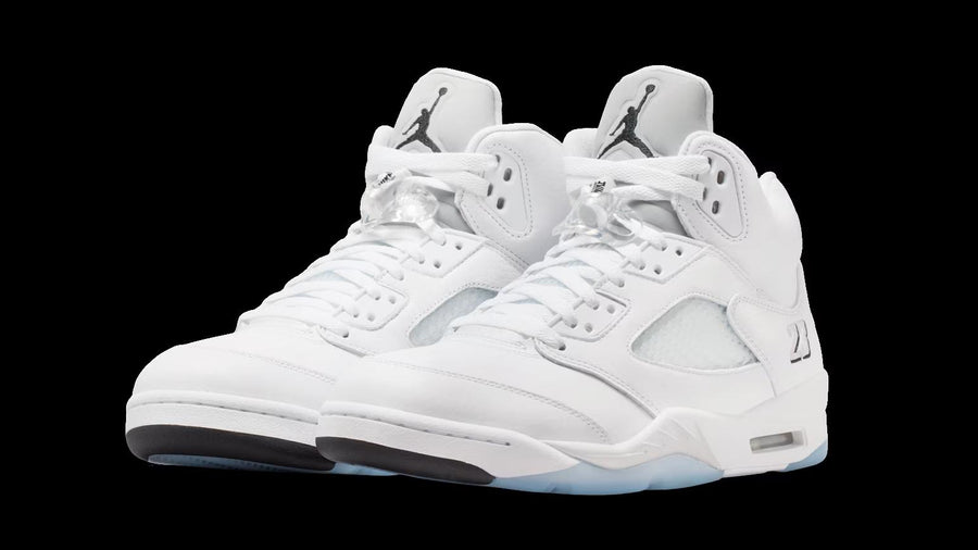 Air Jordan 5 Retro White Metallic