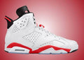 Air Jordan 6 White Infrared side view