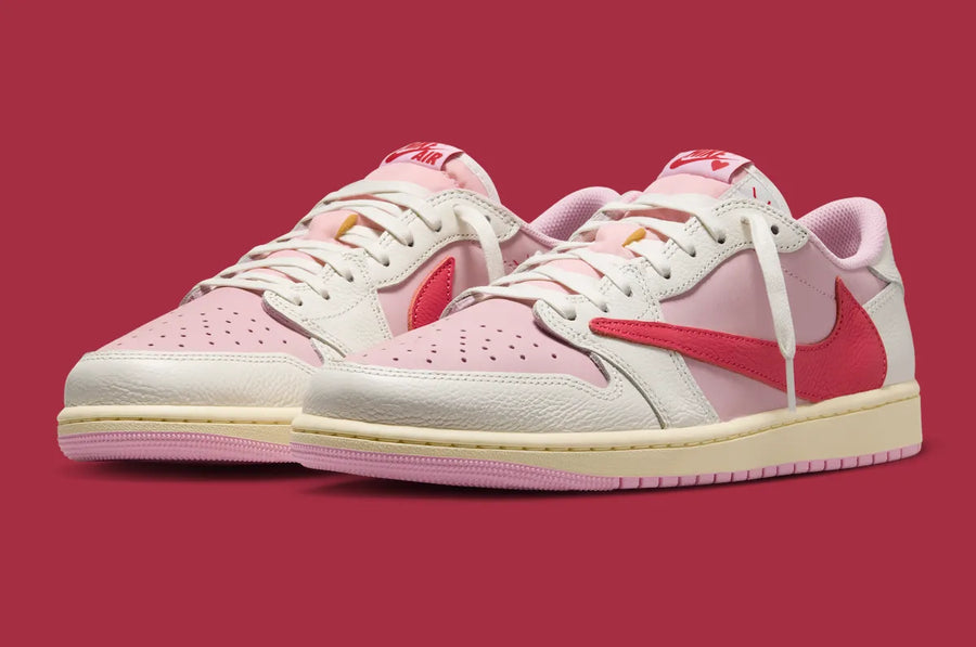 Travis Scott x Air Jordan 1 Low OG Sail Tropical Pink